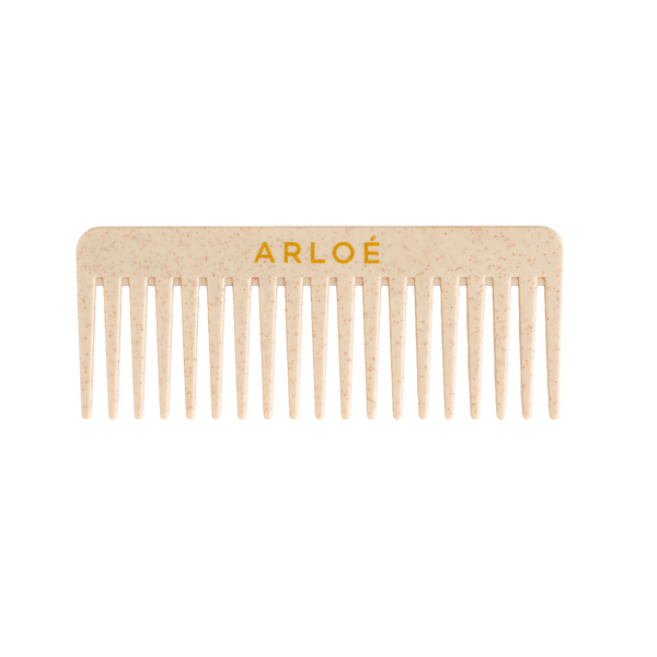 Comb with 'ARLOE' branding on a white background